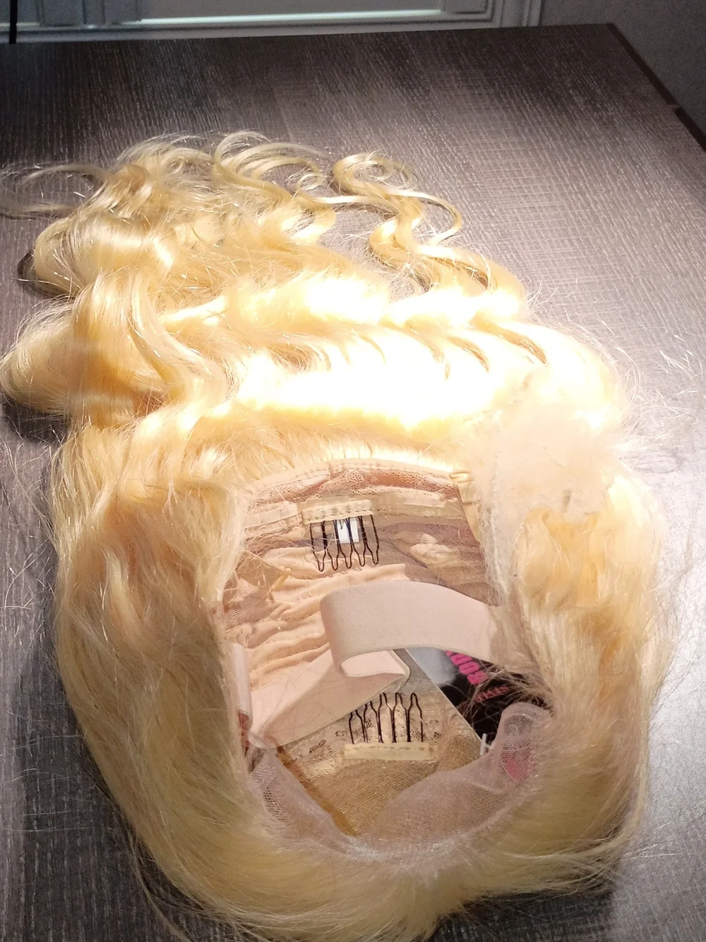 Taylor Blonde Synthetic Wig Hairpiece